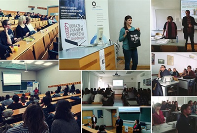 Predstavljanje projekta “Odrazi se znanjem – pokreni zajednicu” studentima Ekonomskog i Grafičkog fakulteta u Zagrebu