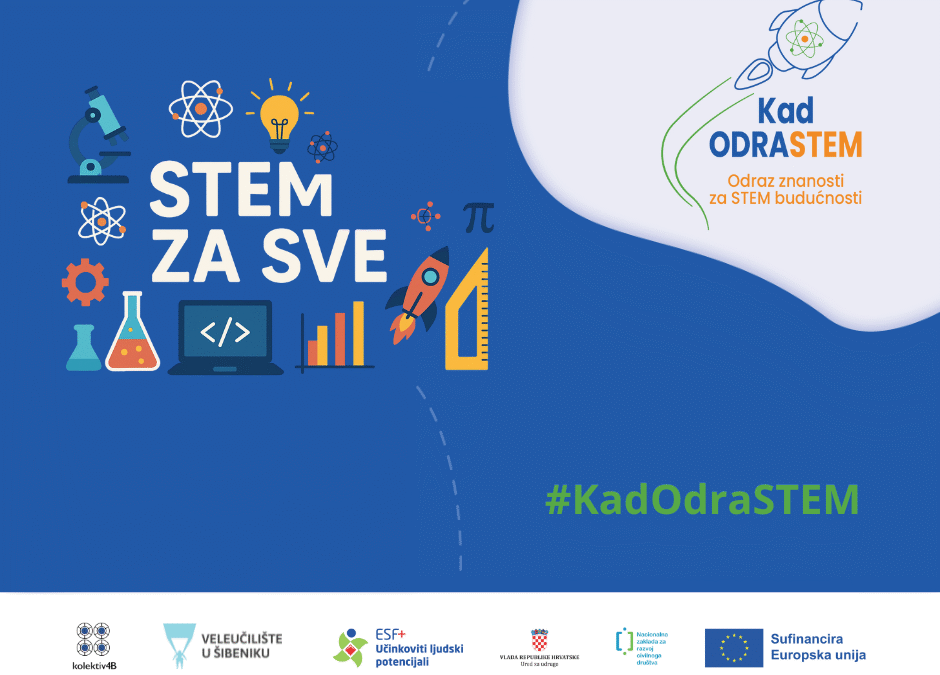 STEM za sve – promocija projekta Kad ODRASTEM na Veleučilištu u Šibeniku!