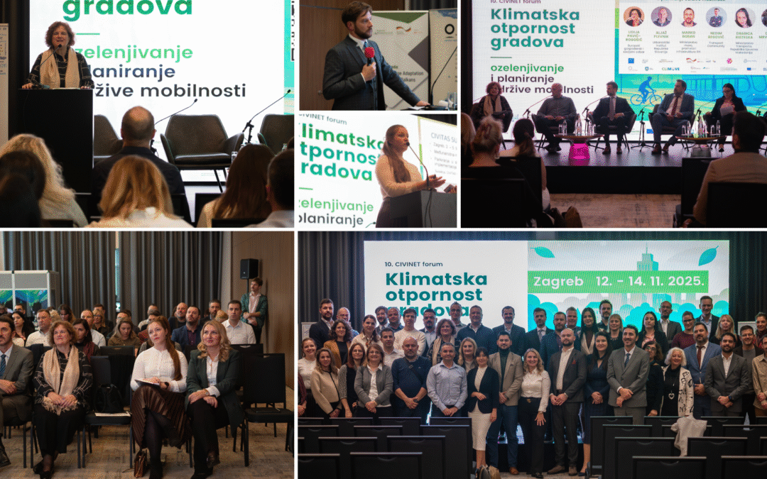 Zagreb – regionalno središte dijaloga o klimatskoj otpornosti, ozelenjivanju i održivoj urbanoj mobilnosti