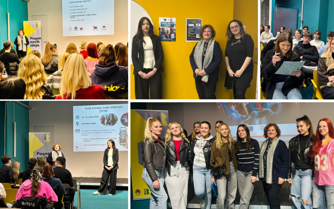 Your Europe, Your Say! (YEYS) – a visit to high‑school students in Rijeka