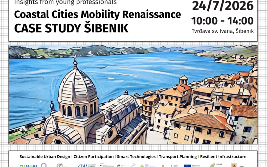 Poziv na završno događanje CLIMove ljetne škole: Coastal Cities Mobility Renaissance – Insights from Young Professionals: Case Study Šibenik