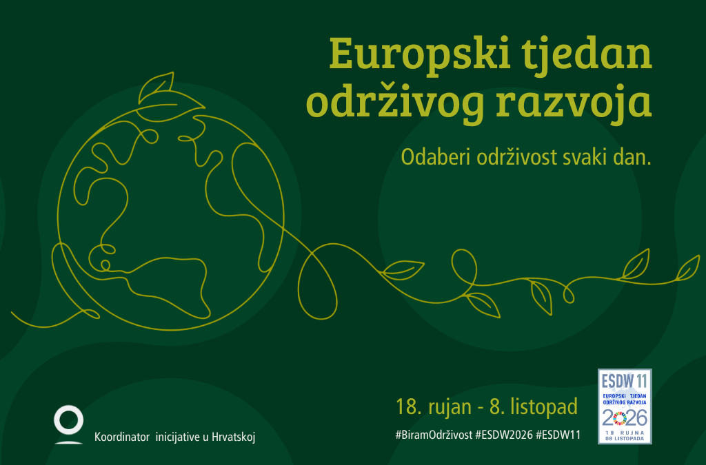 Otvorene su prijave za Europski tjedan održivog razvoja 2026.