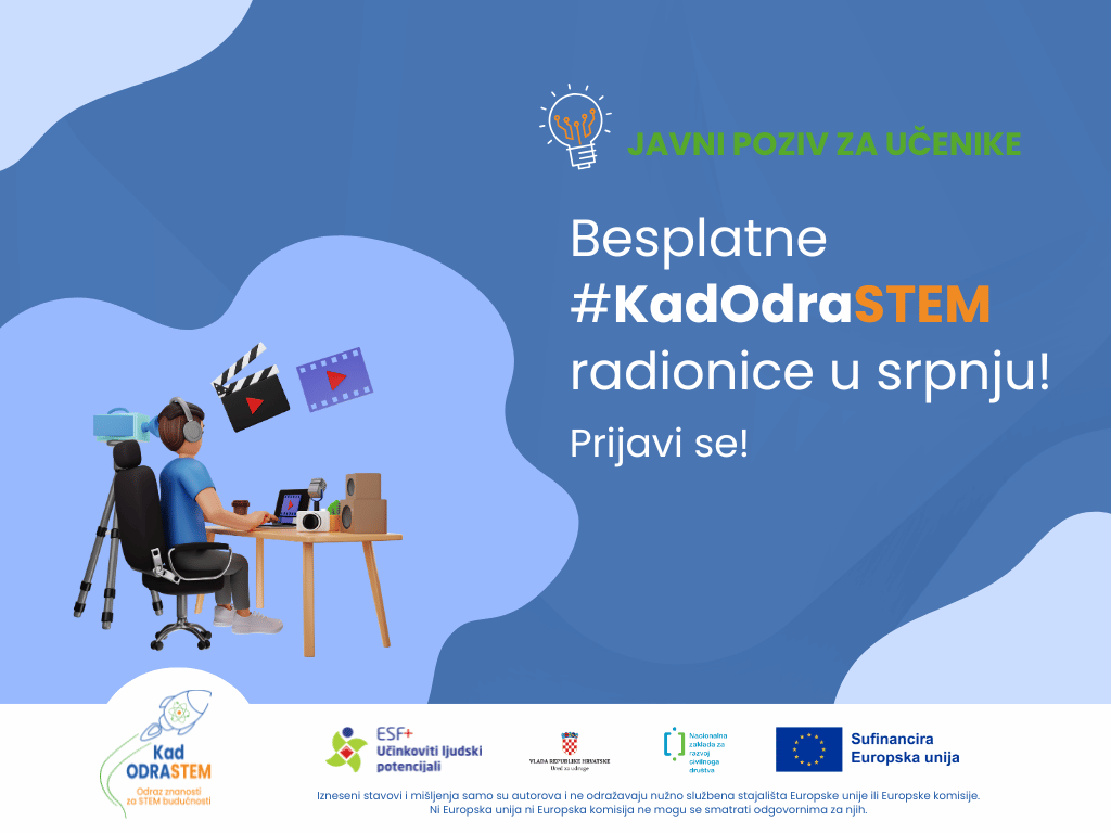 #KadOdraSTEM radionice u ožujku