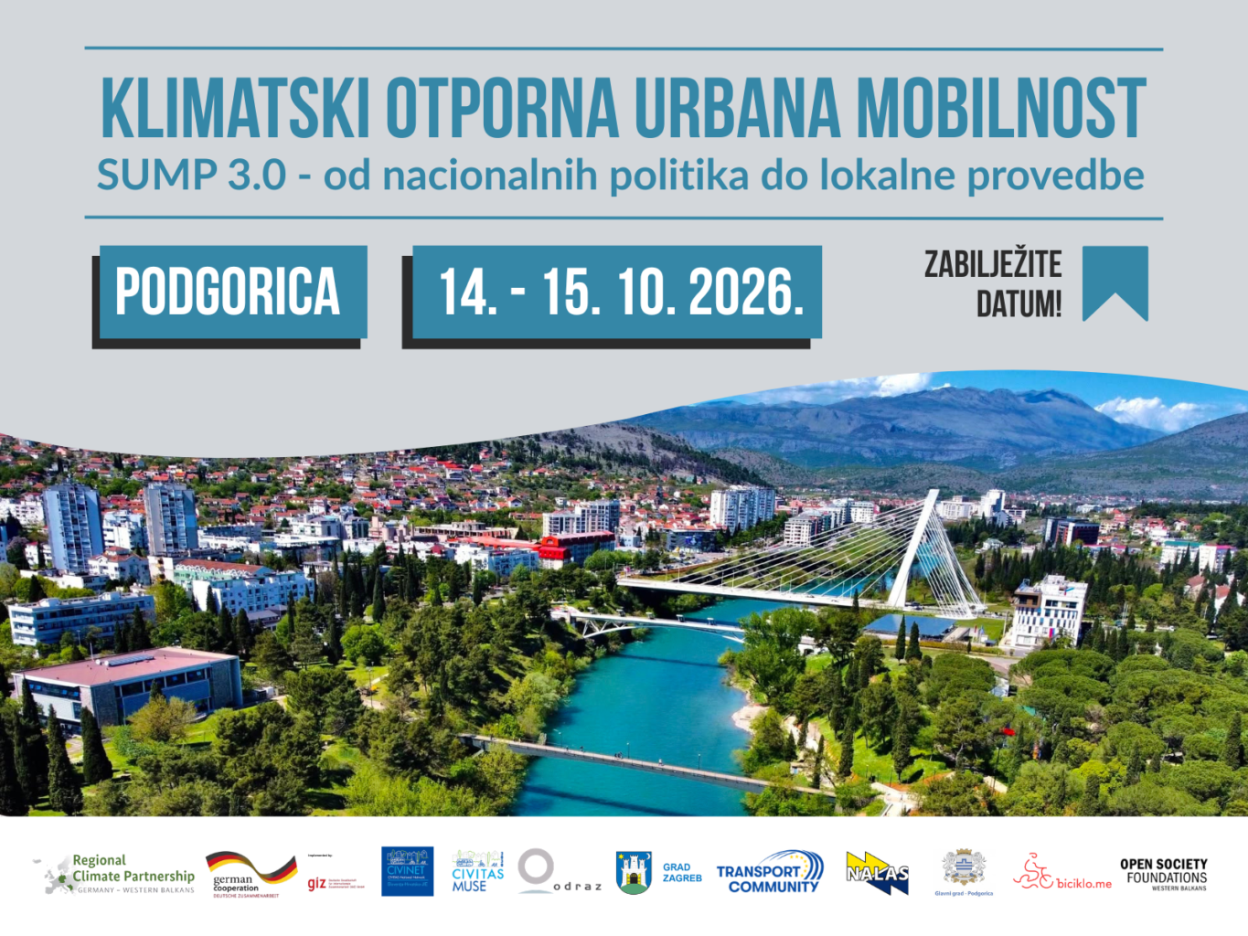 Klimatska otporna urbana mobilnost Podgorica