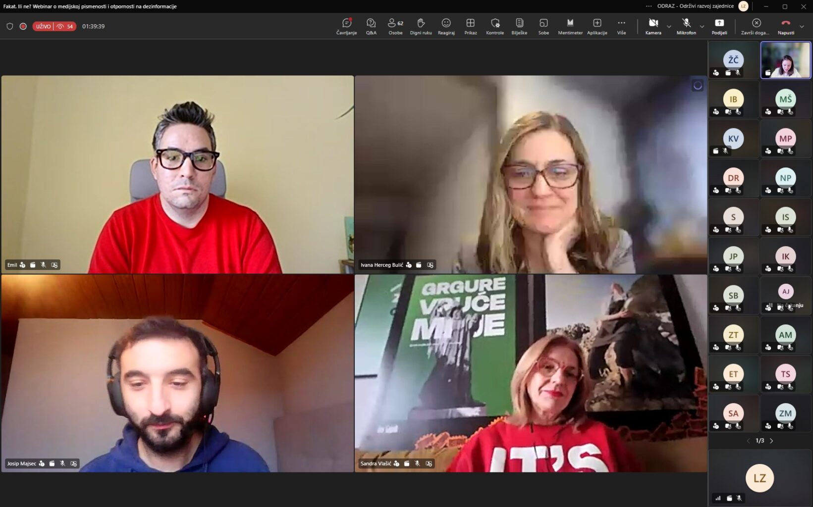 govore: održan webinar o medijskoj pismenosti i dezinformacijama
